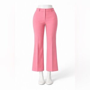 Ann Taylor The Jayne High Rise Wide Leg Ankle Pants Pink Petite 16P NWOT